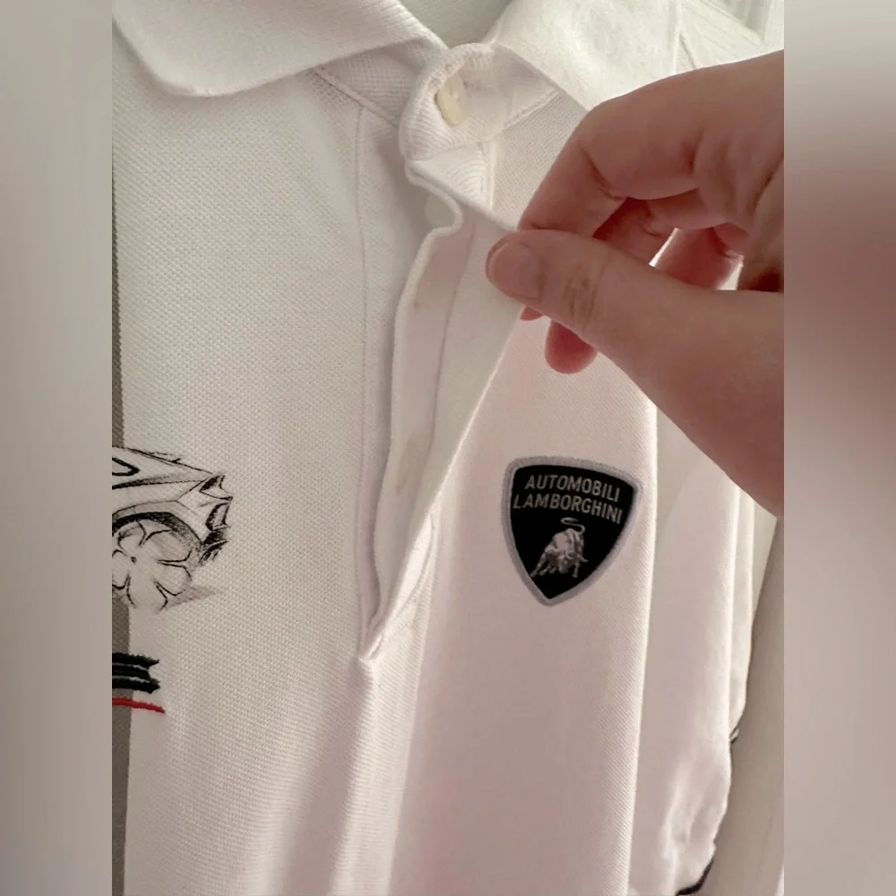 Automobile Lamborghini men’s Polo - Picture 5 of 7